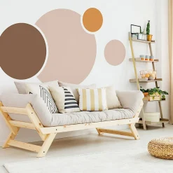 Papier peint intissé pré-encollé fresques géantes - POINTS ABSTRAITS - 160x120cm