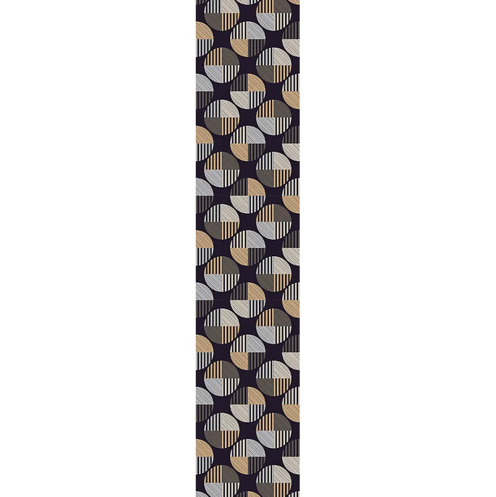 Papier peint intissé pré-encollé - BOHÈME ETHNIQUE FONCÉ - 1 rouleau de 300x60cm