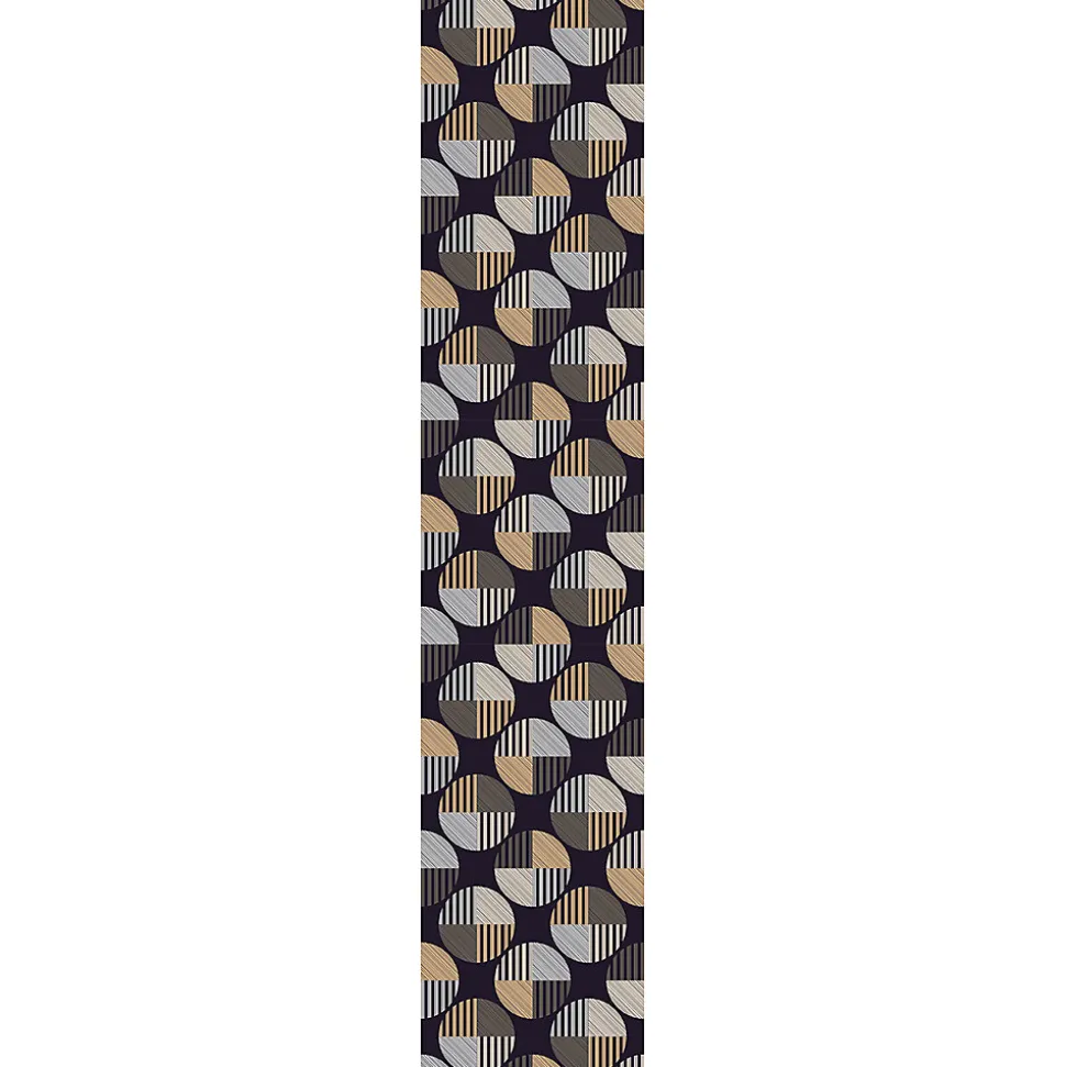 Papier peint intissé pré-encollé - BOHÈME ETHNIQUE FONCÉ - 1 rouleau de 300x60cm