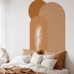 Papier peint intissé pré-encollé fresques géantes - ARCHES ET PLUME DU DÉSERT - 200x120cm