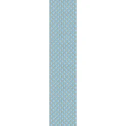 Papier peint intissé pré-encollé - ART DÉCO BLEU CLAIRE ÉVENTAIL - 1 rouleau de 300x60cm