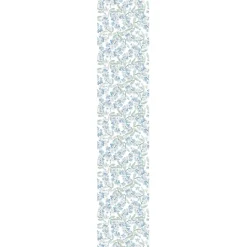 Papier peint intissé pré-encollé - FLEURS DE JASMIN BLEU - 1 rouleau de 300x60cm