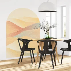Papier peint intissé pré-encollé fresques géantes - ARCHE COUCHER DE SOLEIL DÉSERTIQUE - 170x120cm
