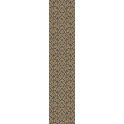 Papier peint intissé pré-encollé - SCANDINAVE ART DÉCO BLEU FONCÉ - 1 rouleau de 300x60cm