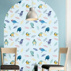 Papier peint intissé pré-encollé fresques géantes - ARCHE DES OISEAUX - 175x120cm