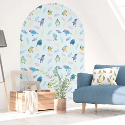 Papier peint intissé pré-encollé fresques géantes - ARCHE DES OISEAUX - 175x120cm