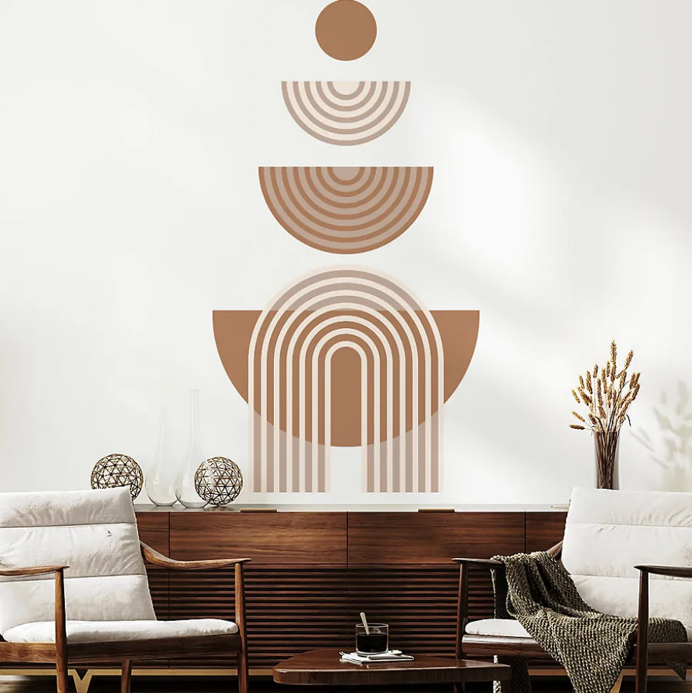 Papier peint intissé pré-encollé fresques géantes - FRESQUE DESIGN BOHO CHIC - 140x120cm