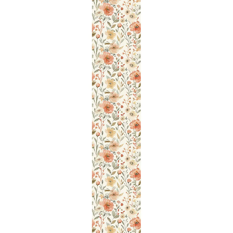 Papier peint intissé pré-encollé - FLEURS VINTAGE COQUELICOTS - 1 rouleau de 300x60cm