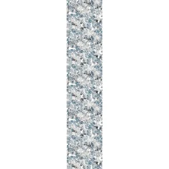 Papier peint intissé pré-encollé - SCANDINAVE PIERRE BLEUE ET GRISE - 1 rouleau de 300x60cm