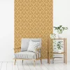 Papier peint intissé pré-encollé - SCANDINAVE ART DÉCO BEIGE - 1 rouleau de 300x60cm