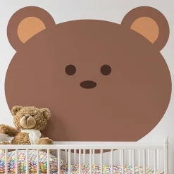 Papier peint intissé pré-encollé fresques géantes - OURSON - 57x60cm