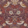 Papier peint intissé Strawberry plum orange, violet L.1000 x l.52cm William Morris