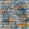 Papier peint intissé Trompe l'oeil L.10.05 x l.0.53 m. - Réf. LTC-51242709