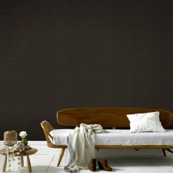Papier peint intissé uni effet tissage WOW