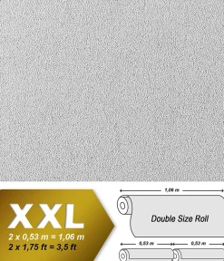 Papier peint non-tissé EDEM 80377BR60 à peindre pour mur et plafond texturé décorative