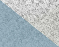 Papier peint non-tissé EDEM 80322BR60 blanc à peindre texture de trait de pinceau 5 roul.
