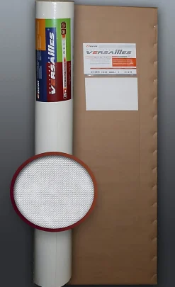Papier peint non-tissé EDEM 80310BR60 blanc à peindre à texture de fibre de verre 4 roul.