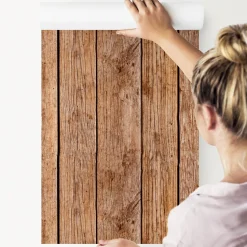 Papier Peint Panneaux En Bois Pour La Chambre