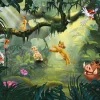 Papier peint panoramique Komar Lion King Hakuna Matata L.3.5 m x l.280 cm
