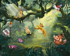 Papier peint panoramique Komar Lion King Hakuna Matata L.3.5 m x l.280 cm