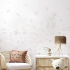Papier peint panoramique enfant Danse des Feuilles, Beige 450 x 250cm