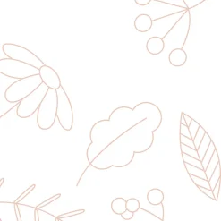 Papier peint panoramique enfant Danse des Feuilles, Beige 450 x 250cm