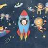 Papier peint panoramique Komar Friends in space L.3.5 m x l.280 cm