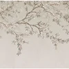 Papier peint panoramique Blossom Trail 300 x 280cm Beige, marron, vert grisé