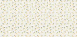 Papier peint panoramique enfant Citrons, Jaune 225 x 250cm