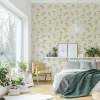 Papier peint panoramique enfant Citrons, Jaune 300 x 250cm