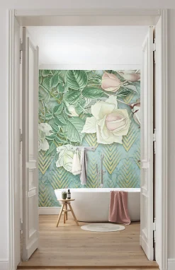Papier Peint panoramique sur intissé Rose Poem 200 x 250 cm