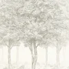 Papier peint panoramique Intissé GoodHome Sunste gris clair 200 x 280 cm