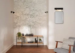 Papier peint panoramique Intissé GoodHome Sunste gris clair 200 x 280 cm