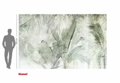 Papier peint panoramique sur intissée de Komar - Botanical Boho - Taille: 400 x 250 cm