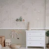 Papier peint panoramique enfant Mélodie des plantes, Beige 375 x 250cm