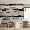 Papier peint panoramique intissé Dolce vita horizon beige, 5 lés, L.280 x 53cm Lutèce