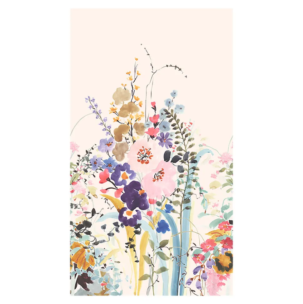 Papier peint panoramique intissé GoodHome Venetian fleurs pastel L.280 x l.159 cm