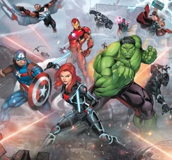 Papier peint panoramique Komar Avengers Street Revenge L.3 m x l.280 cm