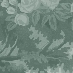 Papier peint panoramique vinyle intissé Villa Rosalie Lutece mat et satiné paysage, foret vert l.1400 x l.53 cm