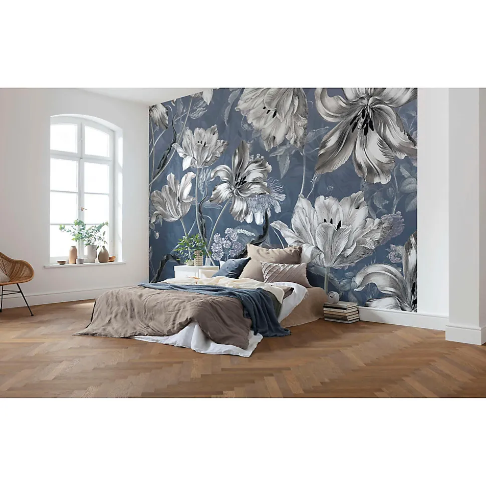 Papier peint panoramique Merian blue 350 x 250 cm Komar