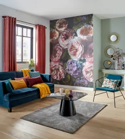 Papier peint panoramique Intissé GoodHome Vanad violet 280 x 159 cm
