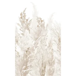 Papier peint panoramique intissé pampas beige, 3 lés, L.280 x l.159 cm Grandeco
