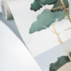 Papier peint panoramique - Les Landes - Multicolore - intissé : 150g/m² - 7 lés : 336x270cm