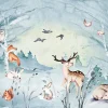 Papier peint panoramique Komar Animal Sleepover L.3.5 m x l.280 cm