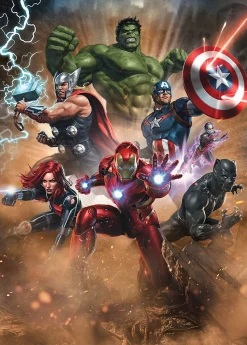 Papier peint panoramique Komar Avengers Superpower L.2 m x l.280 cm