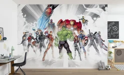 Papier peint panoramique sur intissée de Komar - Marvel Avengers Unite - Taille: 336 x 240 cm