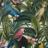 Papier peint papier duplex Cleome multicolore