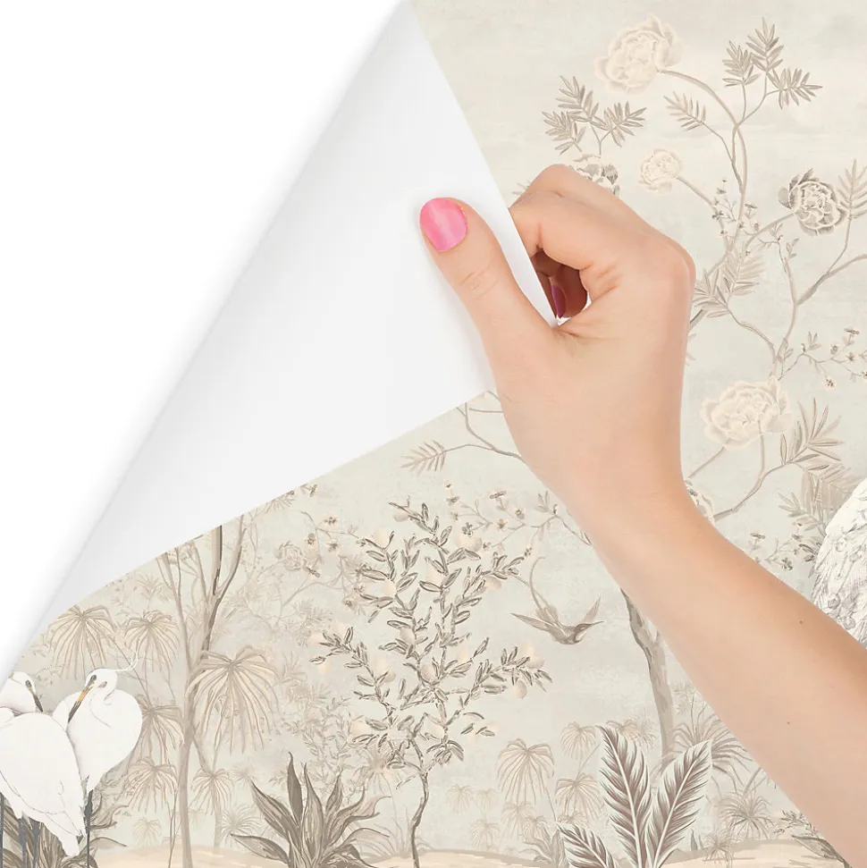 Papier Peint Photo ARBRES Feuilles Oiseaux Pour Salon 368cm x 254cm