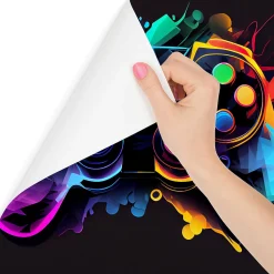 Papier Peint Photo MANETTE DE JEU Abstraction Pour Chambre D'Adolescent 360cm x 240cm