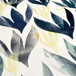 Papier peint plantes et fleurs de lys - 170x260 cm (l x h)
